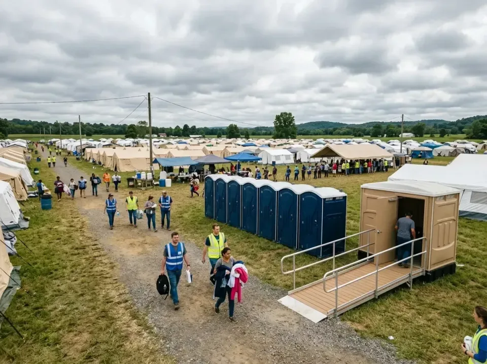 disaster-relief-camp-restrooms-010 — frequently asked questions, Dumpster & Portable Bathrooms Rental in Lowell, IN